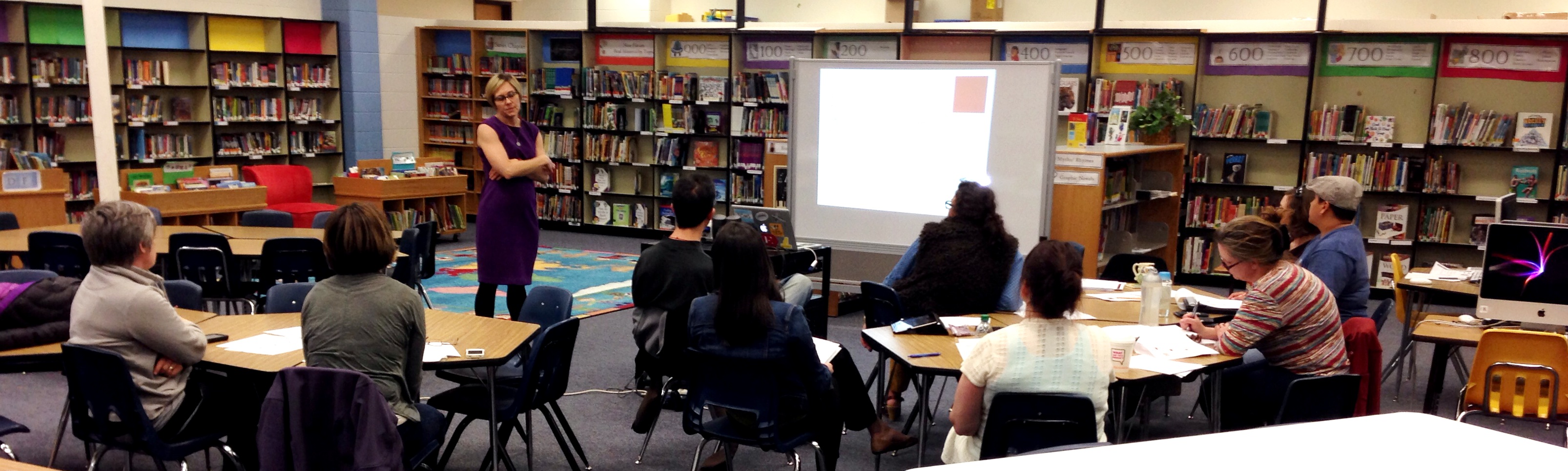 CSC meeting in the library